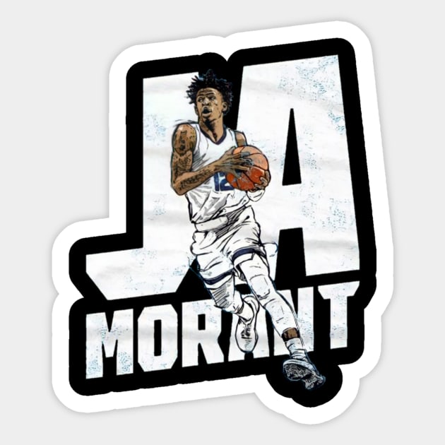 j morant basketball Sticker by mazihaya pix